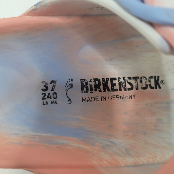 Birkenstock Women's Size 37 (US Size 6) Sandals Arizona Essentials Tie Dye - Picture 9 of 10